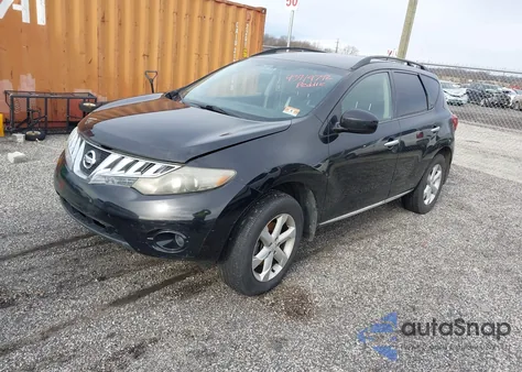 2009 Nissan Murano S from USA, damaged, VIN JN8AZ18W29W145208